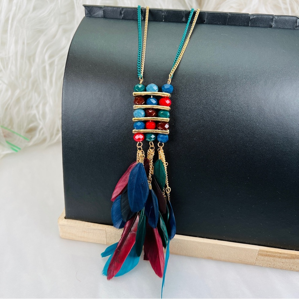 Beautiful, Multi Colored, Feather, Long Layering … - image 3